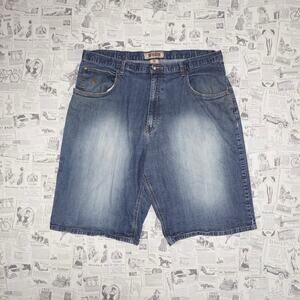 42 - Vintage Y2K WEBS baggy new york embroider 2000s jorts